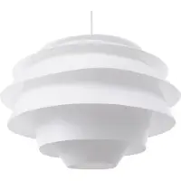 Beliani Suspension en plastique blanc en forme de boule, design stratifié, décorative et moderne