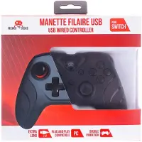 Freaks and Geeks Manette Nintendo Switch filaire Freaks And Geeks Noir