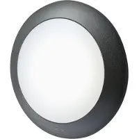 Fumagalli 1891 Plafonnier Rond Berta Noir Résistant Extérieur, Design Moderne -