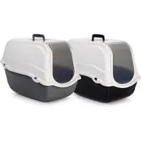 Beeztees Romeo - Bac à litière - noir/blanc - 57x39x41 cm