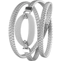 Panarea Bracelet Femme - - BM1B19 - Argent - Blanc - Jonc