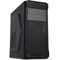 NOX Kore, Midi Tower, PC, Noir, ATX, micro ATX, Plastique, SPCC, Maison/Bureau