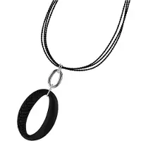 Panarea Cp1n Necklace Noir Femme