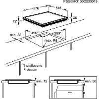 AEG Taque vitrocéramique HK654850XB Hob2Hood