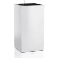 Lechuza CANTO Premium 40 high blanc brillant (40 x 40 x 76 cm)