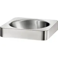 Delabie AS-Becken QUADRA o. Hl. o. Überlauf Edst. 1.4301 satiniert