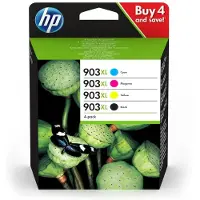 HP 903XL (3HZ51AE) - 4 couleurs - Cartouche d'encre - Grande capacité - Multipack