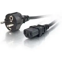 C2G Iec 60320 Power Cord 5 M Argenté One Size / EU Plug 220V