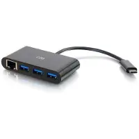 C2G 82406 hub & concentrateur USB 3.2 Gen 1 (3.1 Gen 1) Type-C 5000 Mbit/s Noir