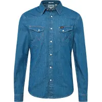 Wrangler Western Long Sleeve Shirt Bleu L Homme