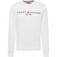 Tommy Hilfiger Sweat-shirt 'Logo Embroidery Flex' bleu marine / rouge / blanc