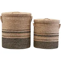 House Doctor Rangement Avec Couvercle | Blanchisserie | Nature | 212470107
