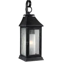 Elstead Lighting Applique d'extérieur 41 cm, zinc vieilli foncé, E27 60 W, Shepherd Feiss