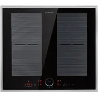 Klarstein Plaque Induction 7000W, Plaque de Cuisson Electrique à Induction, Plaque Induction Encastrées 4 Feux, Tables de Cuisson Encastrable, Contrôle Tactile, Rechaud Electrique pour la Cuisine
