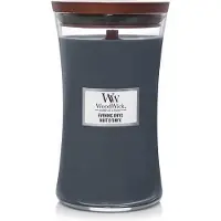 Woodwick Evening Onyx bougie parfumée avec mèche en bois 609.5 g