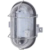 Ledino Pesch 8, Aligné, Ovale, 1 ampoule, 4000 K, IP44, Argent