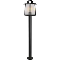 Lutec Lanterne d'extérieur pour jardin, poteau KELSEY noir 7273601012