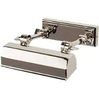 ELSTEAD Applique murale Chawton, nickel poli, 1xE14x40W, métal, dimensions : 11,9 x 18,2 x 18,6 cm, IP20, Elstead
