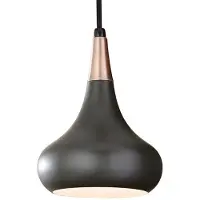 Elstead Lighting Lampe suspendue en bronze avec finition cuivre Beso 1xE27 60W Feiss