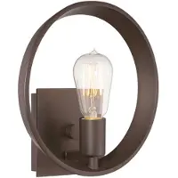 QUOIZEL Applique murale Elstead Theater Row E27, bronze occidental