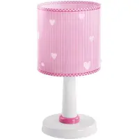 DALBER Lampe de table pour chambre d'enfant Sweet Dreams rose tendre