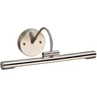 Elstead Lighting Lampe LED Elstead Alton pour tableau, 39 cm, nickel brossé