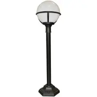 Elstead Lighting Lampadaire de jardin noir E27 60 W Glenbeigh Elstead