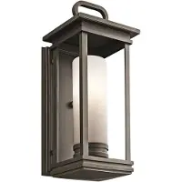 Kichler Applique d'extérieur South Hope, bronze foncé, 1xE27x60W, aluminium, dimensions : 45,1 x 17,8 x 19,6 cm, IP44,