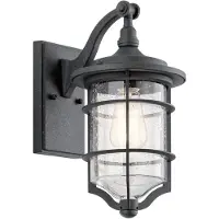 Elstead Lighting Applique murale d'extérieur, noir vieilli, E27, 60 W, Royal Marine,
