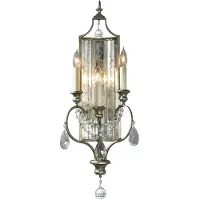 Elstead Lighting Applique murale Elstead Gianna E14 triple, argent plaqué or