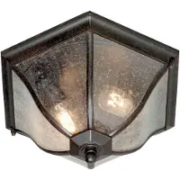 Elstead Lighting Plafonnier d'extérieur, bronze vieilli, E27, 60 W, New England Elstead