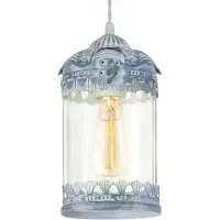 Eglo 49204 Langham Lampe à suspendre E27 acier gris-bleu