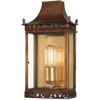 Elstead Lighting Applique murale d'extérieur en laiton vieilli, E27, 60 W, Regents Park Elstead