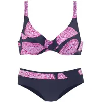 LASCANA Bikini bleu / rose
