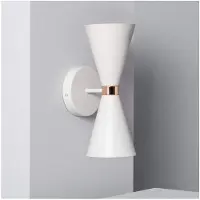 LEDKIA Lampe Murale Métal Kusini Blanc
