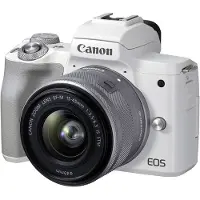 Canon EOS M50 Mark II Blanc + EF-M 15-45 mm f/3.5-6.3 IS STM Blanc