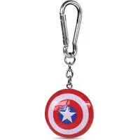 Pyramid MARVEL - Captain America Shield - Porte-clés 3D, Multicolore