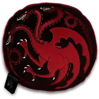 Game Of Thrones Coussin de - Maison Targaryen - pour Indifférent - noir/rouge - Taille Standard