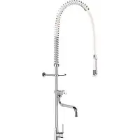 Delabie lave-vaisselle blanc avec mitigeur + manette 433000, évtl. de vidange