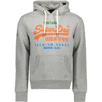 Superdry Vintage Logo Tri Hoodie Gris S Homme