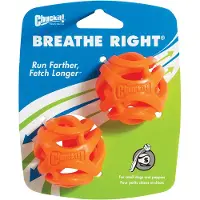 Chuckit! Chuckit Balle Breathe Right Fetch 2 Balles Poursuivre Pour Chien Taille S