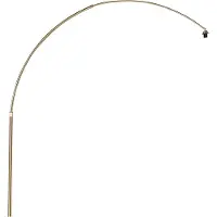 QAZQA Arc en laiton pour lampadaire arc XXL sans base