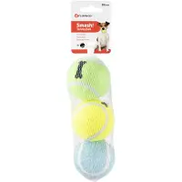 Flamingo - Dog Toy - Smash Tennis Balls - 6.5 cm x 3 (Jouet de balle pour chiens)