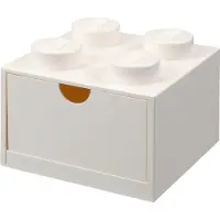 LEGO Brique 4 tenons avec tiroir - blanc