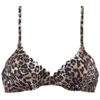 LASCANA Hauts de bikini 'Lexa' marron / noir