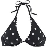 LASCANA Hauts de bikini noir / blanc