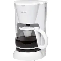 Bomann Machine à café pour 12-14 tasses de café | Capacité d'env. 1,5 litres | Plaque chauffante avec arrêt automatique | 900 W | KA 183 CB blanc