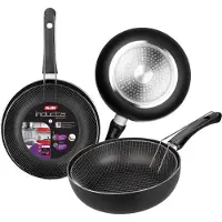 Ibili Inducta Fryer With Basket 26 Cm Argenté