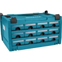 Makita Coffret Mak-Pac avec 12 tiroirs P-84327 pour petites pièces et matériel auxiliaire