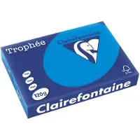 Clairefontaine Trophee 1291C Papier A4 120g 250 feuilles Bleu Caraïbes